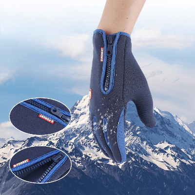 Gant Thermique - WinterCyclingGloves™ - Bleu Foncé - Mon Univers Vélo