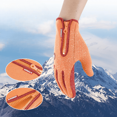 Gant Thermique - WinterCyclingGloves™ - Orange - Mon Univers Vélo