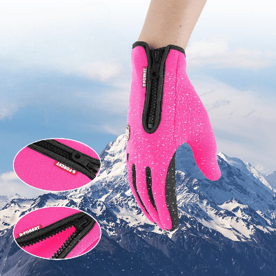 Gant Thermique - WinterCyclingGloves™ - Rose - Mon Univers Vélo