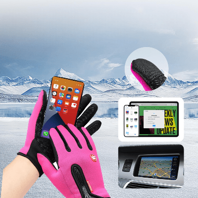 Gant Thermique - WinterCyclingGloves™ - Rose - Mon Univers Vélo