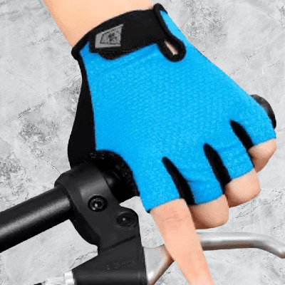 Gants Vélo - Anti - SlipCyclingGloves™ - Bleu - Mon Univers Vélo