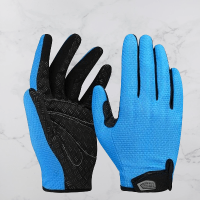 Gants Vélo - Anti - SlipCyclingGloves™ - Bleu - Mon Univers Vélo