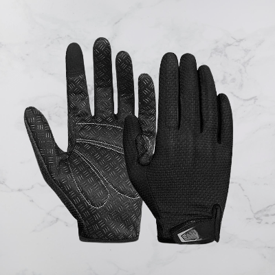 Gants Vélo - Anti - SlipCyclingGloves™ - Noir - Mon Univers Vélo