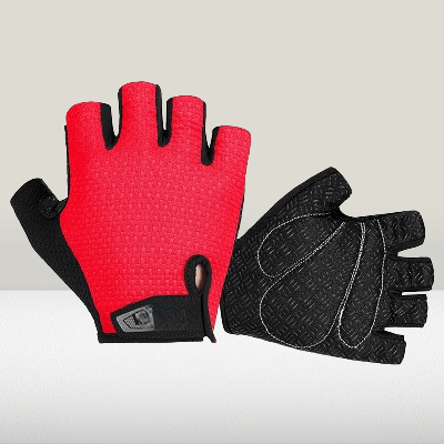 Gants Vélo - Anti - SlipCyclingGloves™ - Rouge - Mon Univers Vélo