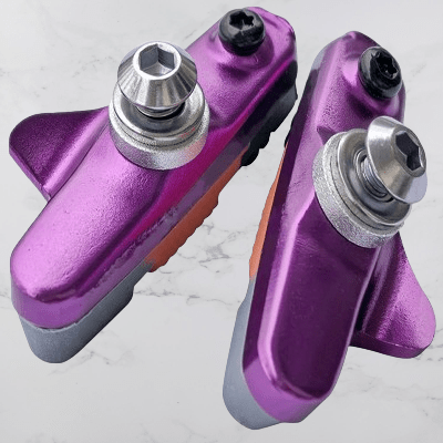 Patin de Frein pour Vélo - BikeBrakeShoes™ - Mauve - Mon Univers Vélo